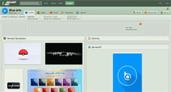 Desktop Screenshot of blue-arts.deviantart.com