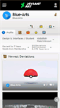 Mobile Screenshot of blue-arts.deviantart.com