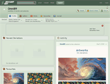 Tablet Screenshot of omni89.deviantart.com