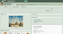 Desktop Screenshot of amano-fanclub.deviantart.com