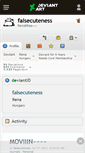 Mobile Screenshot of falsecuteness.deviantart.com