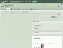 Tablet Screenshot of falsecuteness.deviantart.com