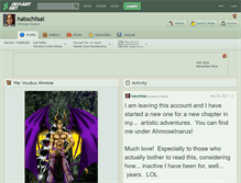 Tablet Screenshot of hatochiisai.deviantart.com