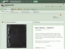 Tablet Screenshot of kandance824.deviantart.com