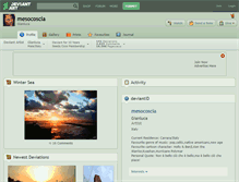 Tablet Screenshot of mesocoscia.deviantart.com