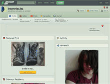 Tablet Screenshot of insomniacjaz.deviantart.com