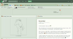 Desktop Screenshot of hokota.deviantart.com