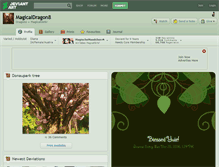 Tablet Screenshot of magicaldragon8.deviantart.com