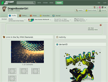 Tablet Screenshot of dragonboostergirl.deviantart.com
