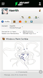 Mobile Screenshot of haerith.deviantart.com