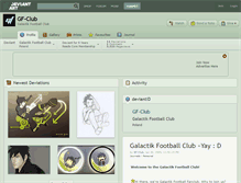 Tablet Screenshot of gf-club.deviantart.com