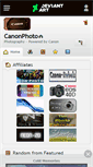 Mobile Screenshot of canonphoto.deviantart.com