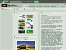Tablet Screenshot of canonphoto.deviantart.com