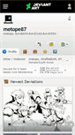 Mobile Screenshot of metope87.deviantart.com