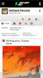 Mobile Screenshot of dothack-fanclub.deviantart.com