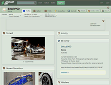 Tablet Screenshot of beccis900.deviantart.com
