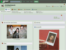 Tablet Screenshot of christianbranch.deviantart.com