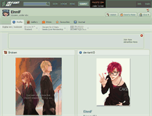 Tablet Screenshot of einnif.deviantart.com
