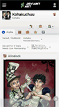 Mobile Screenshot of kohakuchuu.deviantart.com