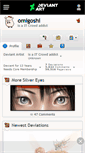 Mobile Screenshot of omigoshi.deviantart.com
