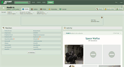 Desktop Screenshot of model-a.deviantart.com
