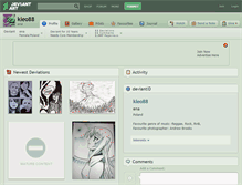 Tablet Screenshot of kleo88.deviantart.com