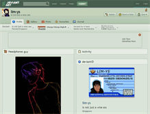 Tablet Screenshot of lim-ys.deviantart.com