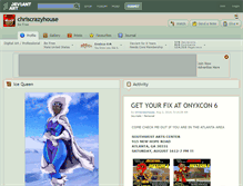 Tablet Screenshot of chriscrazyhouse.deviantart.com