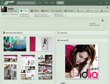 Tablet Screenshot of oolia.deviantart.com