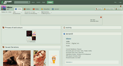 Desktop Screenshot of inbow.deviantart.com