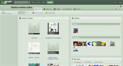 Desktop Screenshot of elastics-woman-club.deviantart.com