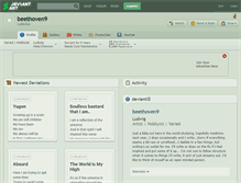 Tablet Screenshot of beethoven9.deviantart.com