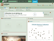 Tablet Screenshot of amisha84.deviantart.com