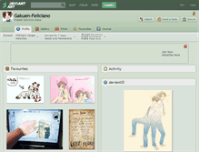 Tablet Screenshot of gakuen-feliciano.deviantart.com