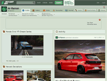 Tablet Screenshot of mr-ramon.deviantart.com