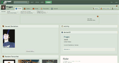 Desktop Screenshot of frogon.deviantart.com