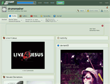 Tablet Screenshot of drumsmasher.deviantart.com