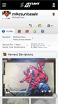 Mobile Screenshot of mikesunisasain.deviantart.com