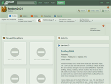 Tablet Screenshot of footboy2604.deviantart.com