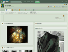 Tablet Screenshot of dcschmo.deviantart.com