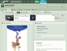 Tablet Screenshot of aileen-kailum.deviantart.com