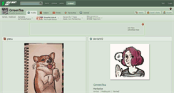Desktop Screenshot of grreentea.deviantart.com