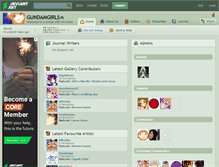 Tablet Screenshot of gundamgirls.deviantart.com