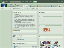 Tablet Screenshot of leviathan-fangurls.deviantart.com