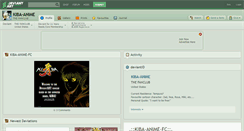 Desktop Screenshot of kiba-anime.deviantart.com