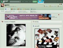 Tablet Screenshot of agutrot.deviantart.com