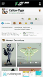 Mobile Screenshot of calico-tiger.deviantart.com