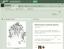 Tablet Screenshot of barasama.deviantart.com
