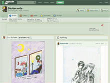 Tablet Screenshot of diomaxwelle.deviantart.com