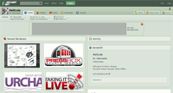 Desktop Screenshot of neticule.deviantart.com